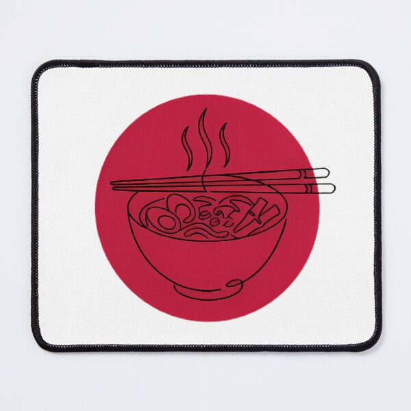 Item preview, Ramen Bowl Line Art Japanese Food Lover Gift Idea designed and sold by GTFullShop.