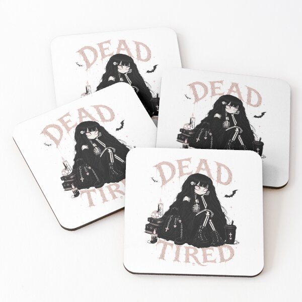 Item preview, Dead Tired Gothic Skeleton Girl designed and sold by HimikoDesk.