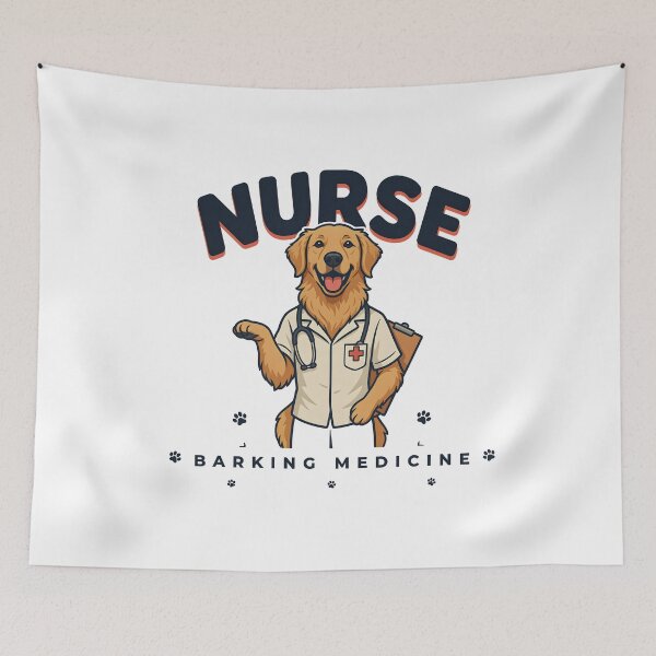 Item preview, Nurse Barking Medicine Dog designed and sold by Simo200.