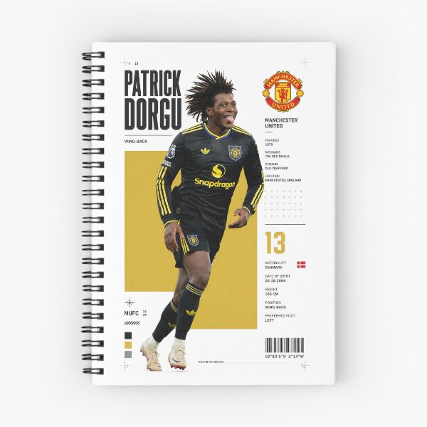 Item preview, Patrick Dorgu | Man United designed and sold by Sector 99.