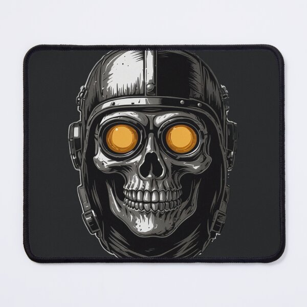 Item preview, Cyberpunk Tactical Skull Mask Illustration designed and sold by NovaPrintLab92.