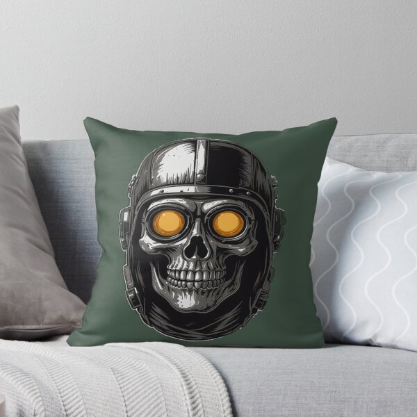 Item preview, Cyberpunk Tactical Skull Mask Illustration designed and sold by NovaPrintLab92.