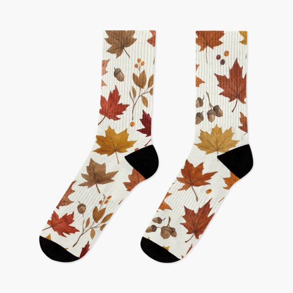 Item preview, Autumn Maple Leaves Watercolor Seamless Pattern designed and sold by FashioonTrends.