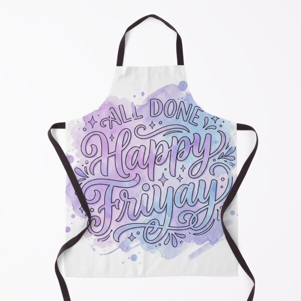 Item preview, All Done Happy Friyay Funny Weekend Mood T-Shirt designed and sold by HappyHarmony40.