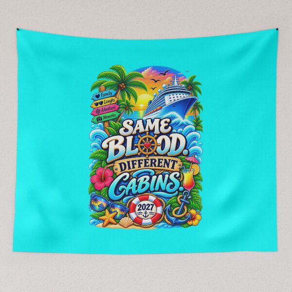 Item preview, TRAVEL COLLECTION - FAMILY CRUISE - TRAVEL COLLECTION - SAME BLOOD. DIFFERENT CABINS. • 2027 designed and sold by WheelieGdArt.