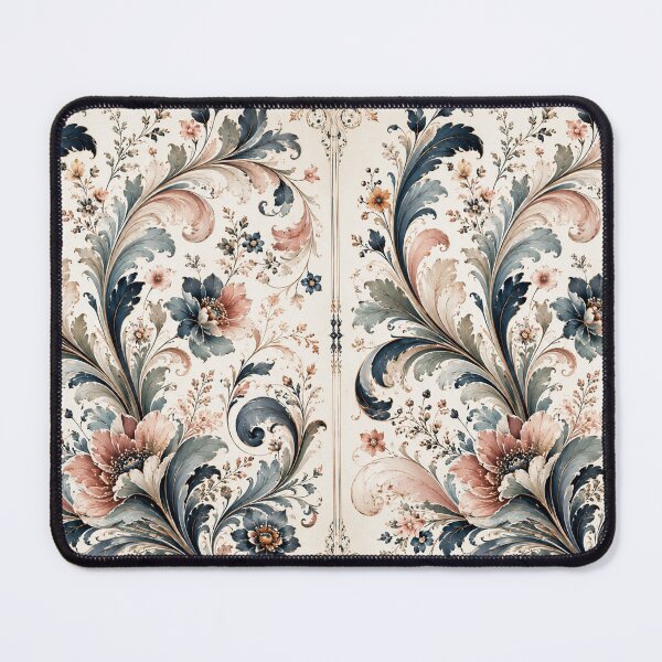Item preview, Norwegian Blue Telemark Rosemaling ,Rosemaling Blue and Red designed and sold by Owneysweet.