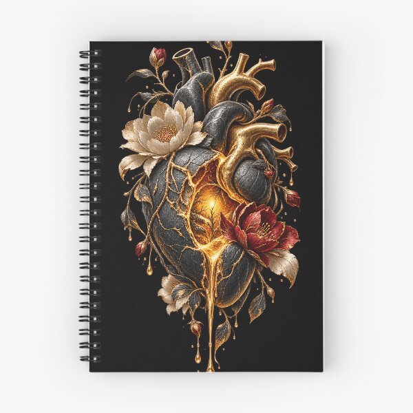 Item preview, Heart of Gold — Gilded Botanical Anatomical Art designed and sold by RenderSpace.