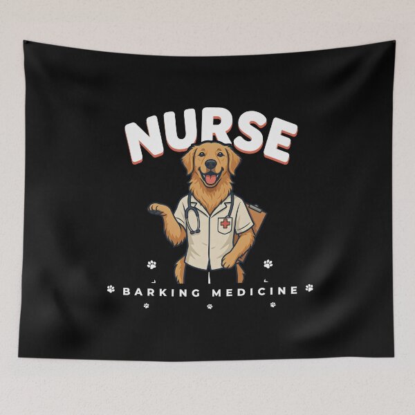 Item preview, Nurse Barking Medicine Dog designed and sold by Simo200.