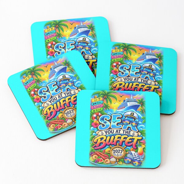 Item preview, TRAVEL COLLECTION - FAMILY CRUISE - TRAVEL COLLECTION - SEA YOU AT THE BUFFET • 2027 designed and sold by WheelieGdArt.