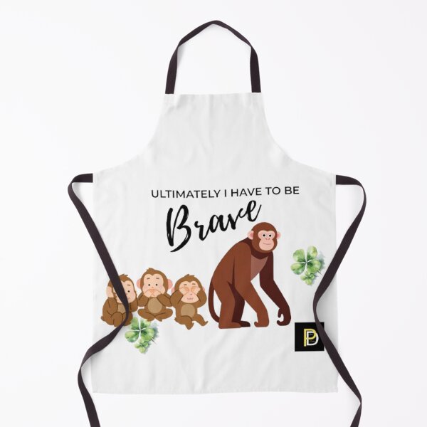 Item preview, Ultimately I Have To Be Brave Cute Monkey Family designed and sold by SMinimalist613.