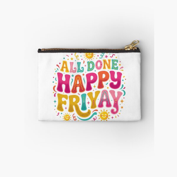 Item preview,  All Done Happy Friyay Funny Weekend Mood T-Shirt designed and sold by HappyHarmony40.