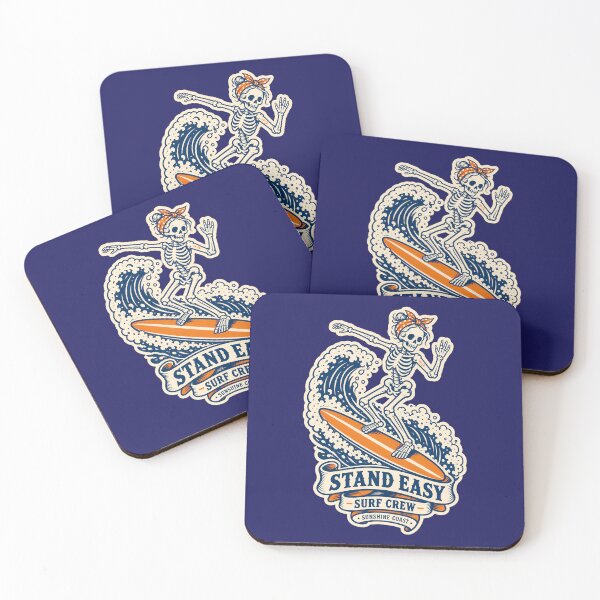 Item preview, Stand Easy Surf Crew  - Sailor Jerry Style Vintage Girl 1 designed and sold by Bombergirls.