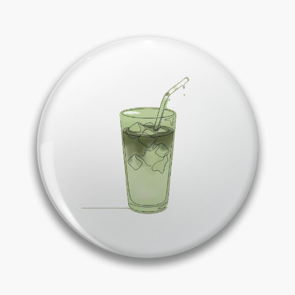 Item preview, Iced Matcha Latte Line Art Matcha Lover Gift Idea designed and sold by GTFullShop.