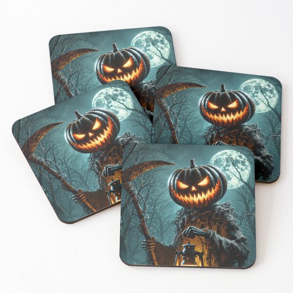 Item preview, Pumpkin Reaper Halloween – Grim Reaper Jack O Lantern Gothic Horror designed and sold by DrakariArt.