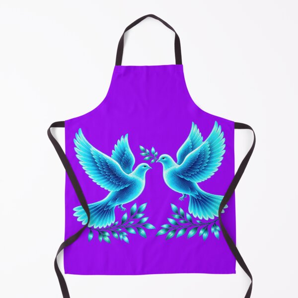 Item preview, Glowing Blue Doves of Peace designed and sold by MagicCrystal.