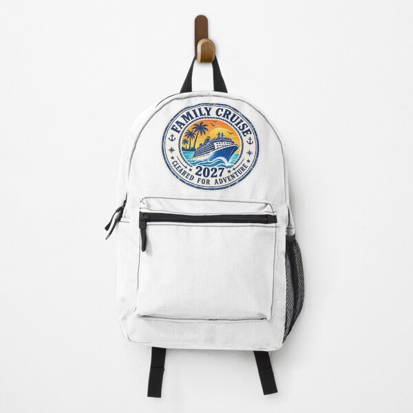 Item preview, TRAVEL COLLECTION - FAMILY CRUISE - PASSPORT - IMMIGRATION STAMP - HOTEL STICKER TAG • 2027 - CLEARED FOR ADVENTURE designed and sold by WheelieGdArt.