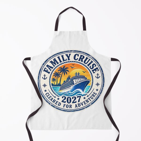 Item preview, TRAVEL COLLECTION - FAMILY CRUISE - PASSPORT - IMMIGRATION STAMP - HOTEL STICKER TAG • 2027 - CLEARED FOR ADVENTURE designed and sold by WheelieGdArt.