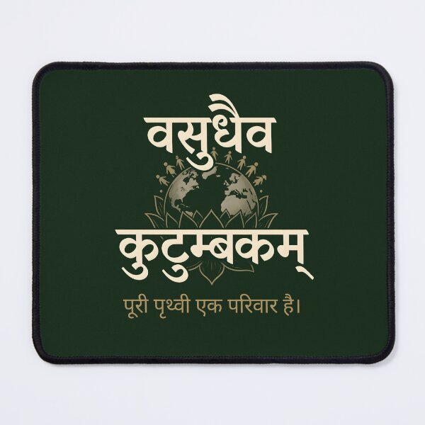Item preview, Vasudhaiva Kutumbakam The World Is One Family designed and sold by hutofdesigns.