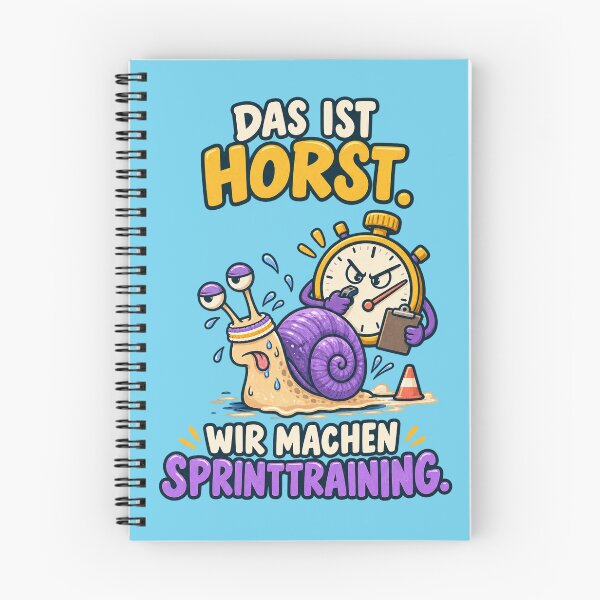 Item preview, Sprint Training Snail - Funny Running Coach & Sweating Snail Workout designed and sold by SVox.