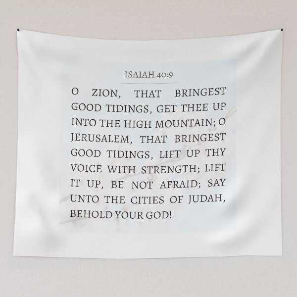 Item preview, Isaiah 40:9 designed and sold by Undonemadenew.