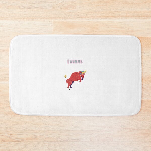Item preview, Cute Taurus Star Sign Red Bull Aesthetic Zodiac Illustration designed and sold by By The Moon.