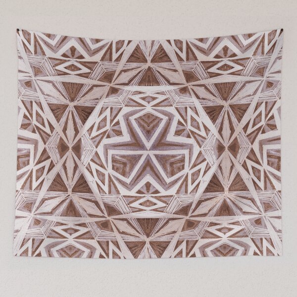 Item preview, Biege Rainbow Triad in Hexagon designed and sold by Cveti Dinkova.