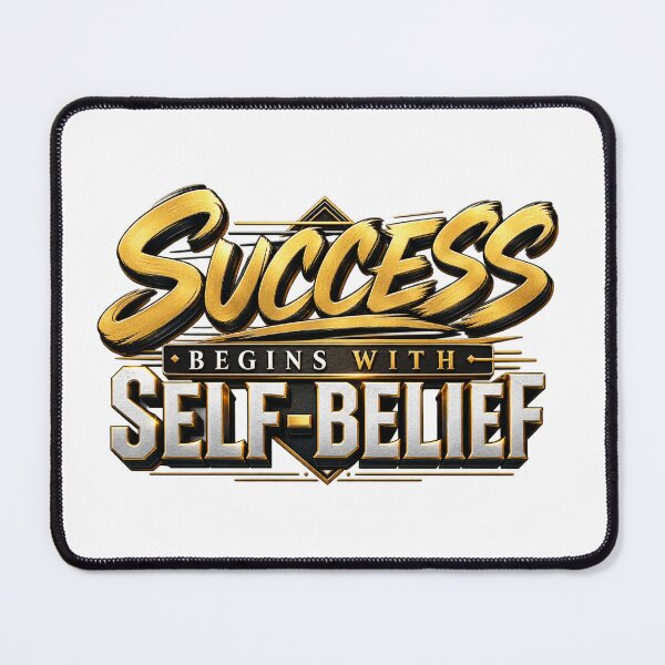Item preview, Success Begins With Self-Belief designed and sold by bolaAura.
