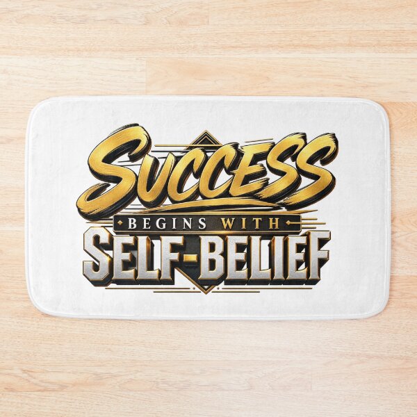 Item preview, Success Begins With Self-Belief designed and sold by bolaAura.