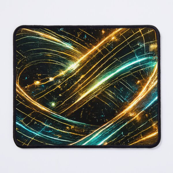 Item preview, Cyberpunk Infinity Loop Golden Cosmic Art designed and sold by RiteshCenter .