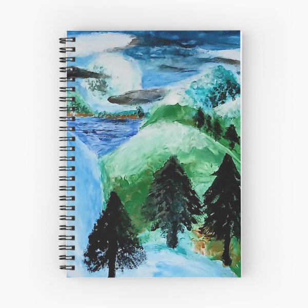 Item preview, Green Mountains with Waterfall designed and sold by Aquamarineelle.
