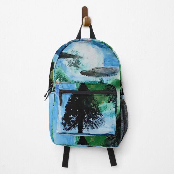 Item preview, Green Mountains with Waterfall designed and sold by Aquamarineelle.