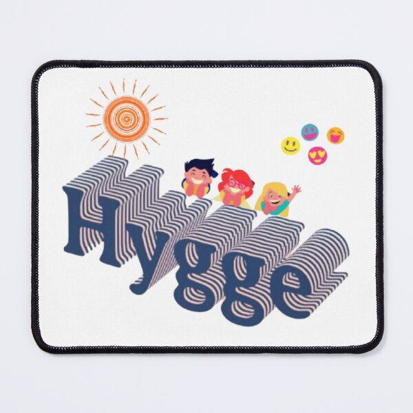 Item preview, Hygge Danish Word For Cozy Happiness Striped 3D Typography Art designed and sold by Miheerala.