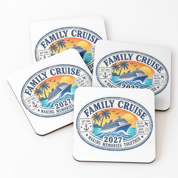 Item preview, TRAVEL COLLECTION - FAMILY CRUISE - PASSPORT - IMMIGRATION STAMP - HOTEL STICKER TAG • 2027 - MAKING MEMORIES TOGETHER designed and sold by WheelieGdArt.