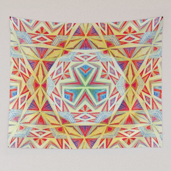 Item preview, Rainbow Triad in Hexagon designed and sold by Cveti Dinkova.