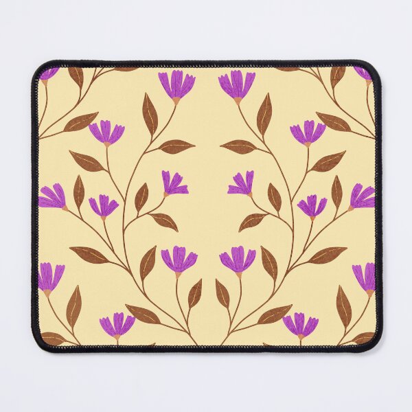 Item preview, Cozy Hand-Drawn Purple Floral Seamless Pattern designed and sold by E3-Creations.