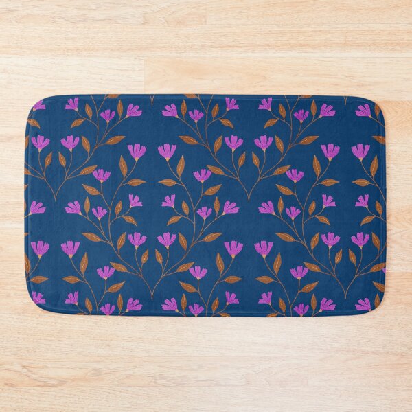 Item preview, Cozy Hand-Drawn Purple Floral Seamless Pattern designed and sold by E3-Creations.