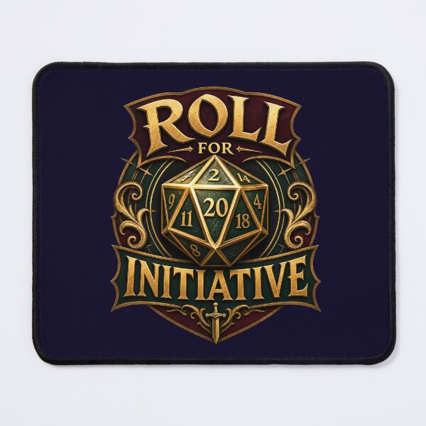 Item preview, Roll for Initiative Dice D-20 R.P.G designed and sold by RealArtMedia.