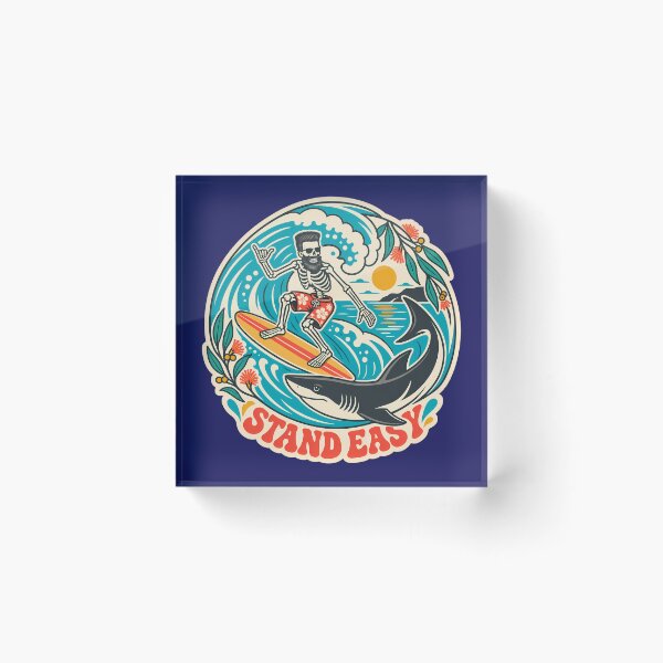 Item preview, Copy of  Stand Easy Surf Crew Retro  designed and sold by Bombergirls.