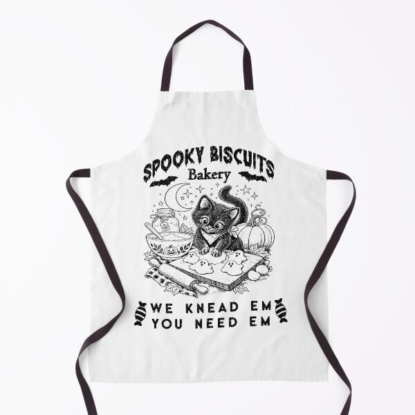 Item preview, Vintage Black Kitty Spooky Biscuits Bakery designed and sold by SON SON.