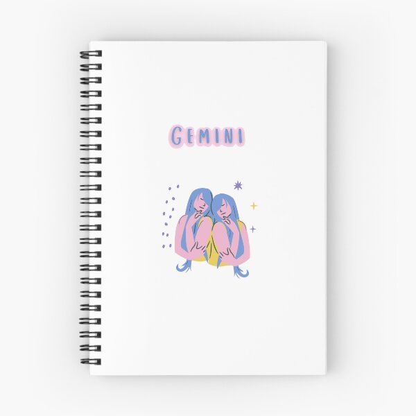 Item preview, Cute Gemini Star Sign Twins Aesthetic Pastel Zodiac Illustration designed and sold by By The Moon.
