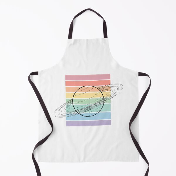 Item preview, Retro Rainbow Planet Line Art Space Lover Gift designed and sold by GTFullShop.