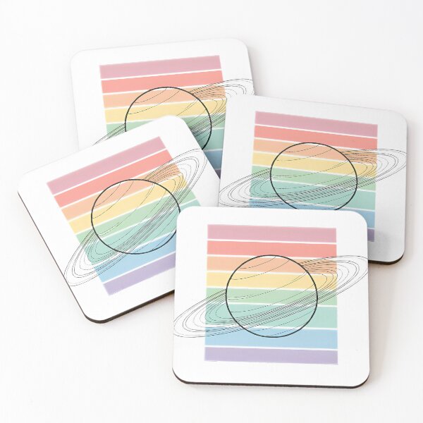 Item preview, Retro Rainbow Planet Line Art Space Lover Gift designed and sold by GTFullShop.