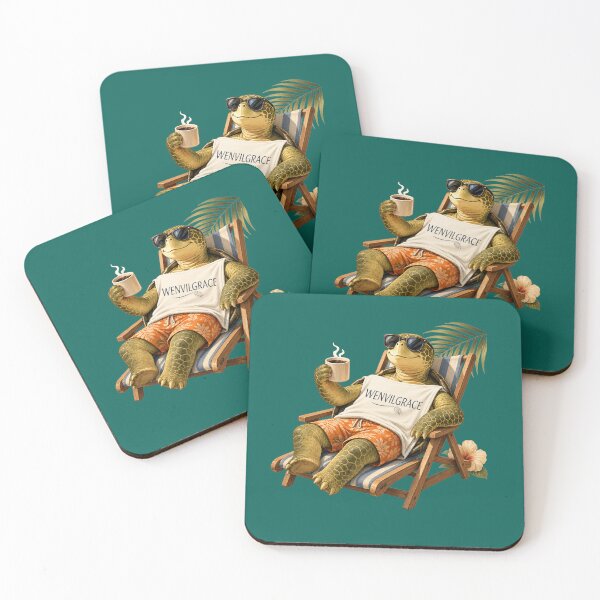 Item preview, Beach Chair Turtle Gift designed and sold by Wenvilgrace.