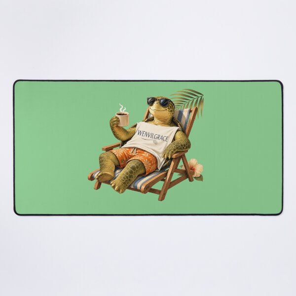 Item preview, Beach Chair Turtle Gift designed and sold by Wenvilgrace.