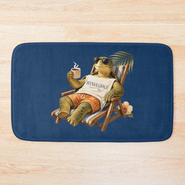 Item preview, Beach Chair Turtle Gift designed and sold by Wenvilgrace.