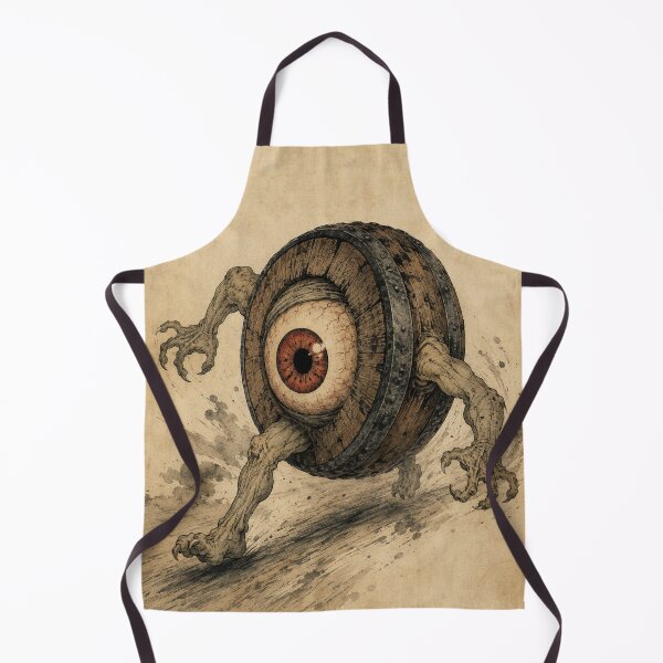 Item preview, Menacing Wanyudo Woodblock Yokai designed and sold by Ocelot-T.