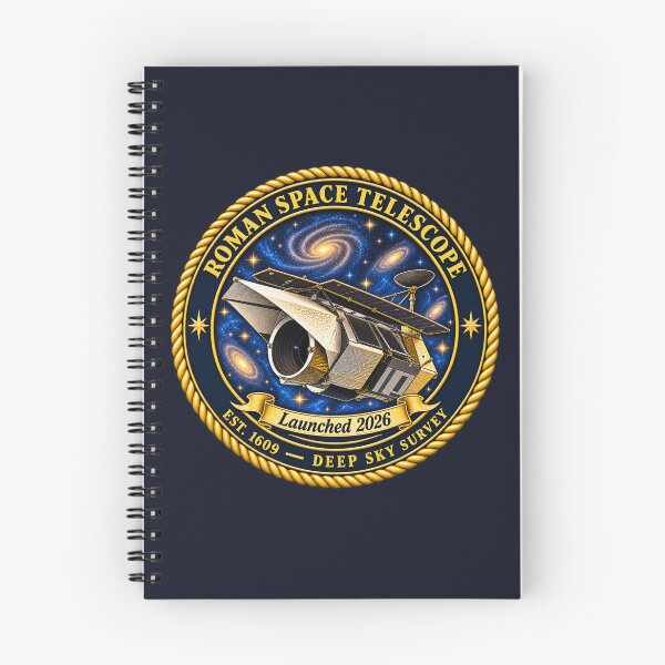 Item preview, Roman Space Telescope Vintage Astronomy Mission Art designed and sold by CalmCapy Co.