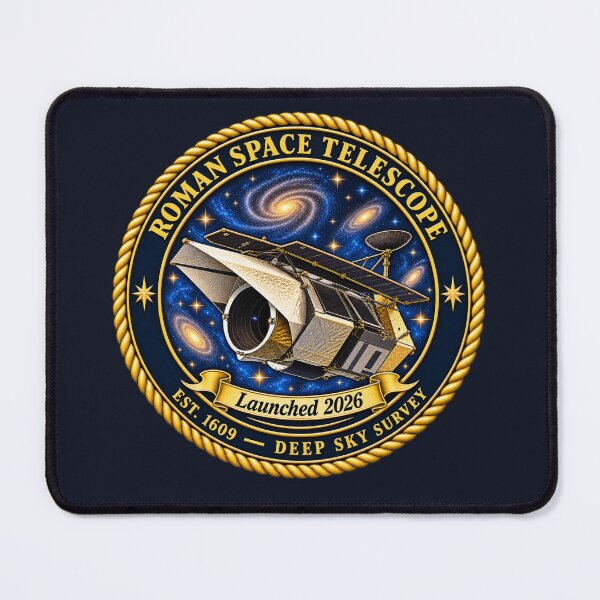 Item preview, Roman Space Telescope Vintage Astronomy Mission Art designed and sold by CalmCapy Co.