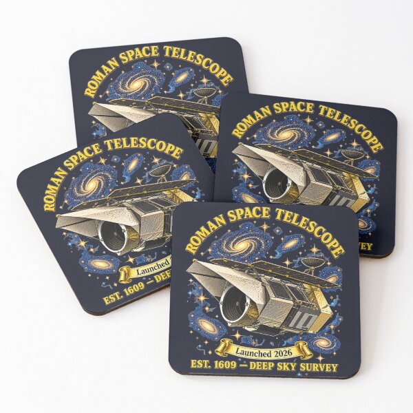 Item preview, Roman Space Telescope Vintage Astronomy Mission Art designed and sold by CalmCapy Co.