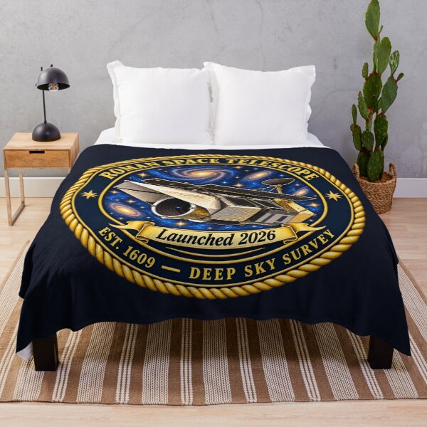 Item preview, Roman Space Telescope Vintage Astronomy Mission Art designed and sold by CalmCapy Co.
